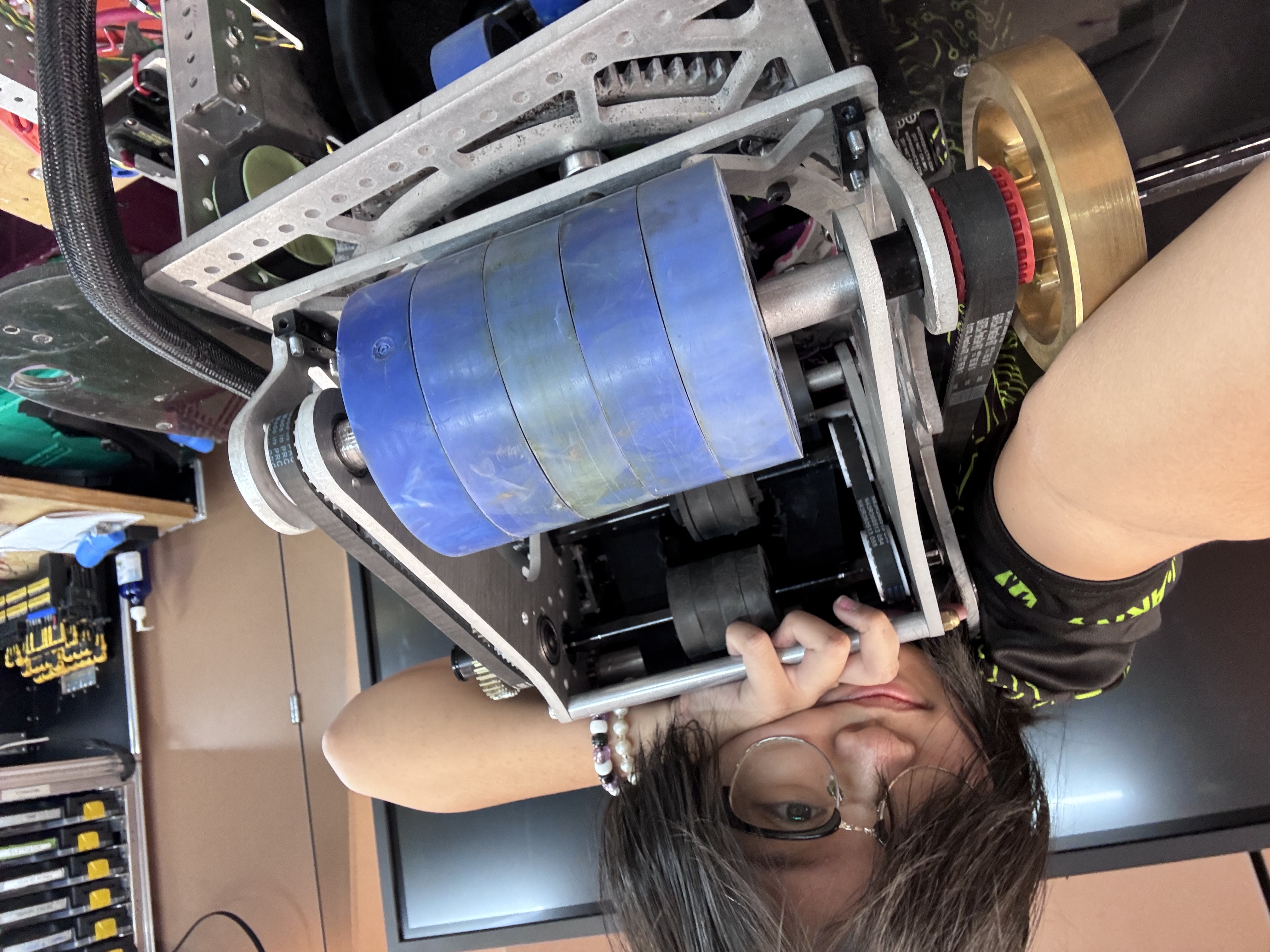 A selfie with the robot